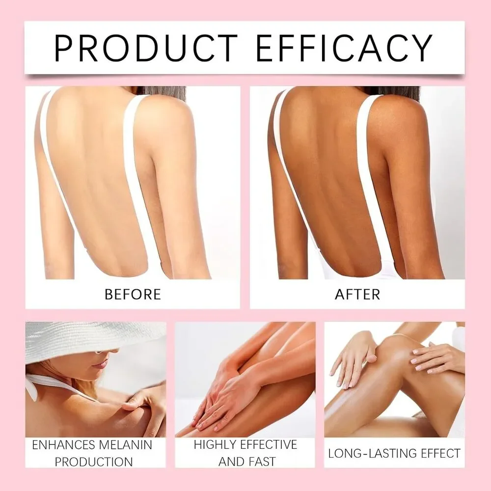 Sunless Tanning Drops to Drink, Where Your Tanning Journey Begins (2 PCS)